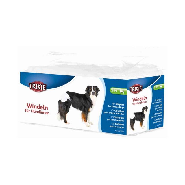 Trixie Diapers For Female Dogs S-M 28-40Cm 12 Pcs