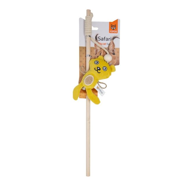 Fofos Cat Wand Toy Tiger Cat Toy