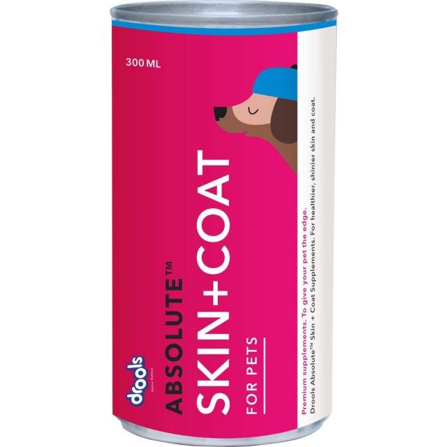 Drools Absolute Skin & Coat Syrup Supplement - 300 ml