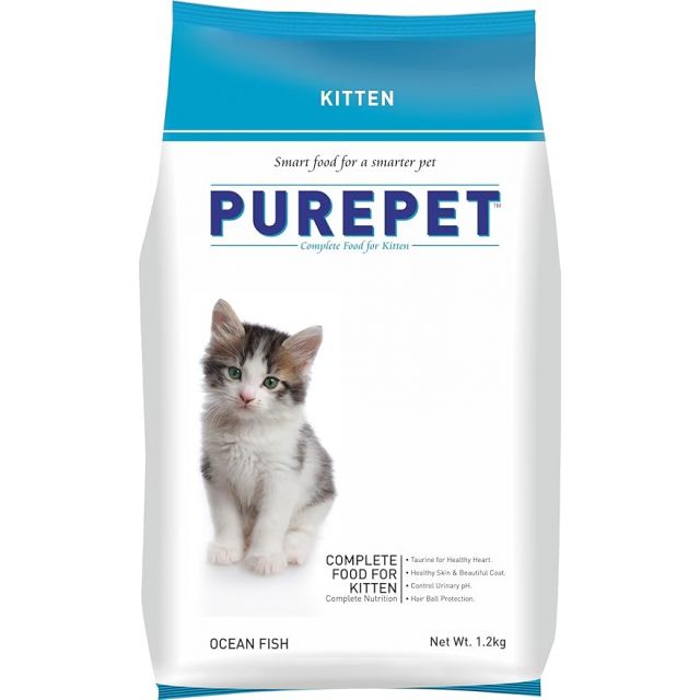 Purepet Dry Food for Kittens - Ocean Fish (1.2kg)