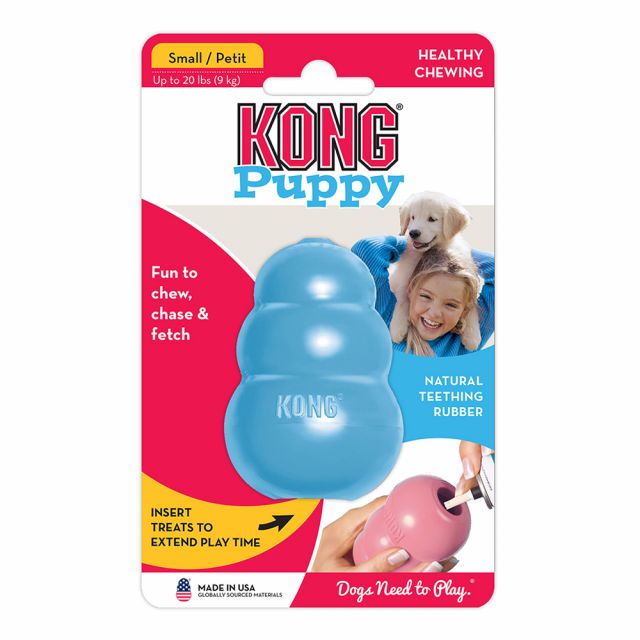 Kong Puppy Interactive Chew Toy Assorted Color - Small