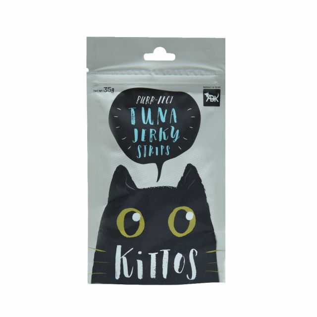 Kittos Tuna Jerky Strips Cat Meaty Treat - 35 gm