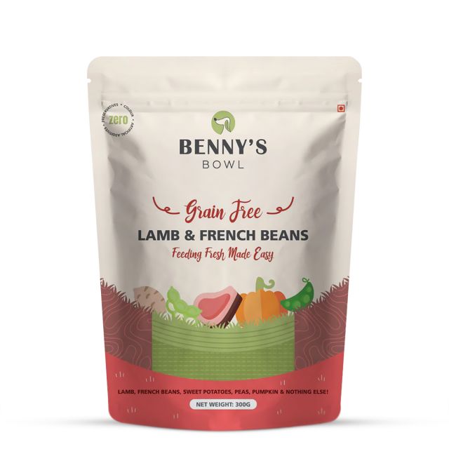 Benny's Bowl Lamb & French Beans Fresh Dog Food-Pack Of  1