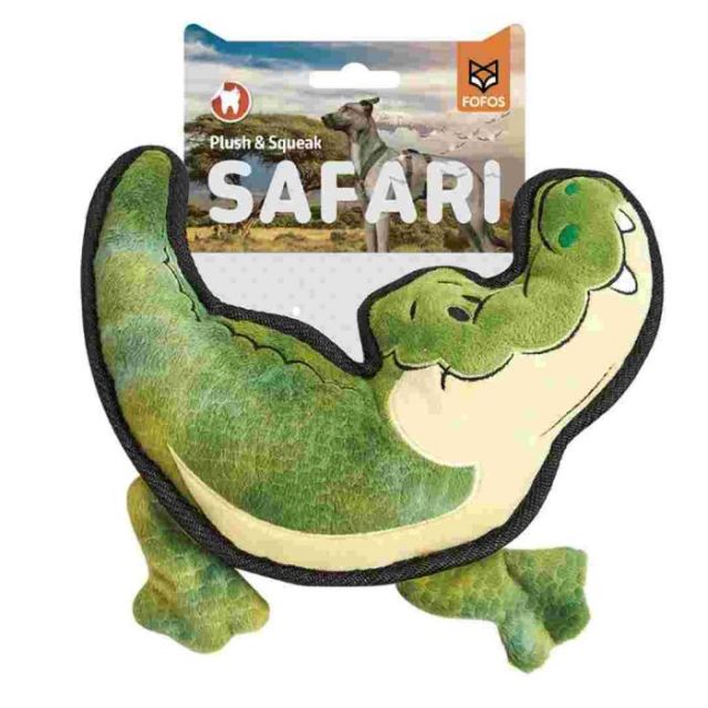 Fofos Safari Line - Crocodile Plush Dog Toy