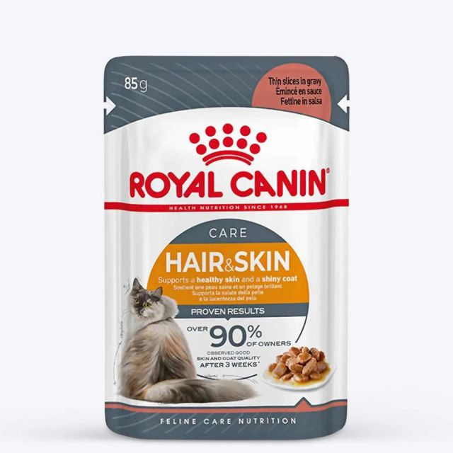 Royal Canin Hair & Skin Adult Wet Cat Food - 85 gm