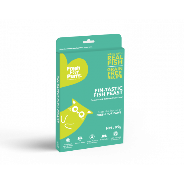 Fresh For Purr Fin- tastic Fish Feast Cat Food 85 gm