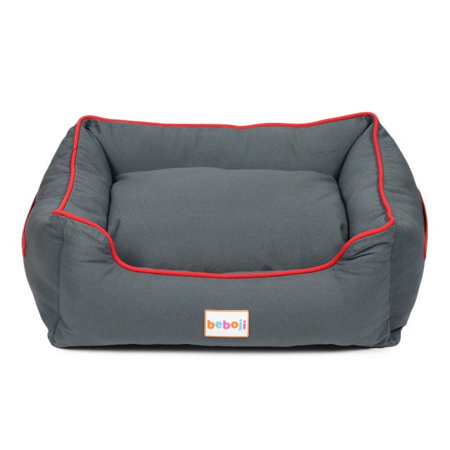 beboji Charcoal Grey Bed for Dogs - M