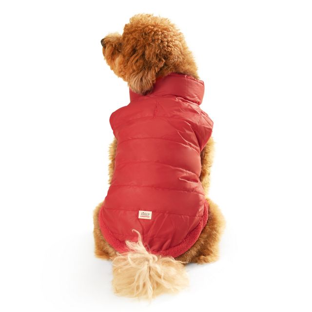 ZL Reversible Ambergini Puffer Dog Jacket-M