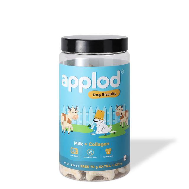 Applod Milk Dog & Puppy Biscuit With Collagen-3420 gm