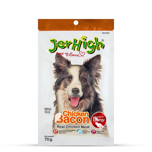 JerHigh Bacon Dog Meaty Treat - 70 gm