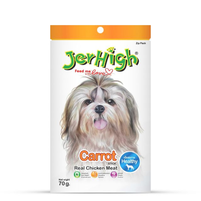 JerHigh Carrot Dog Meaty Treat - 70 gm
