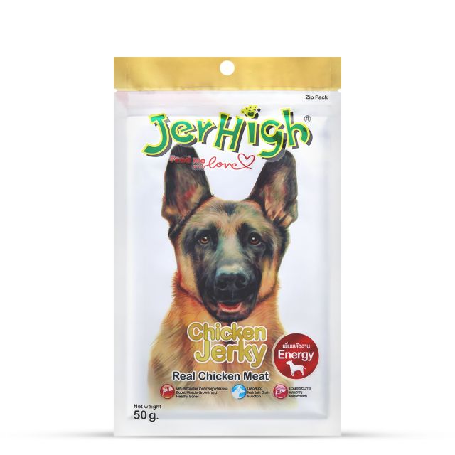 JerHigh Chicken Jerky Dog Meaty Treat - 50 gm