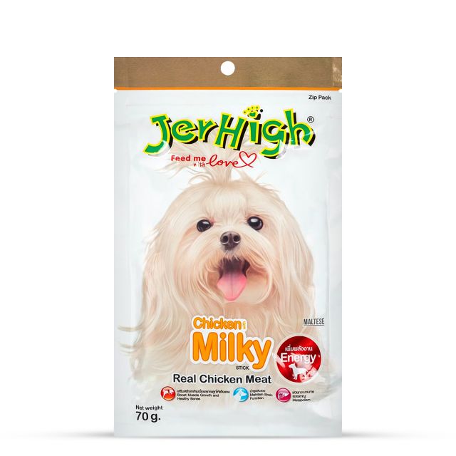 JerHigh Milky Dog Meaty Treat - 70 gm
