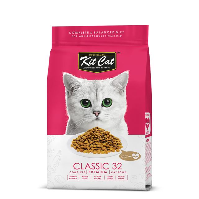 Kit Cat Classic 32 Premium Dry Cat Food - 1.2 Kg-1.2 kg