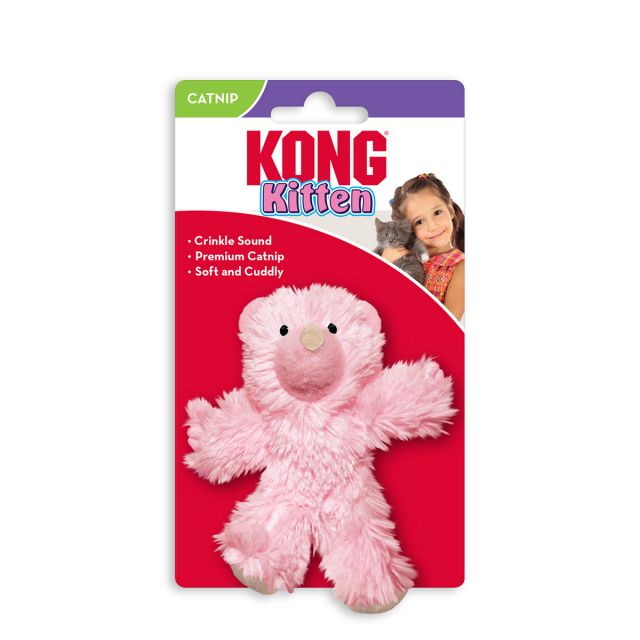 Kong Teddy Bear Kitten Toy - Assorted Color