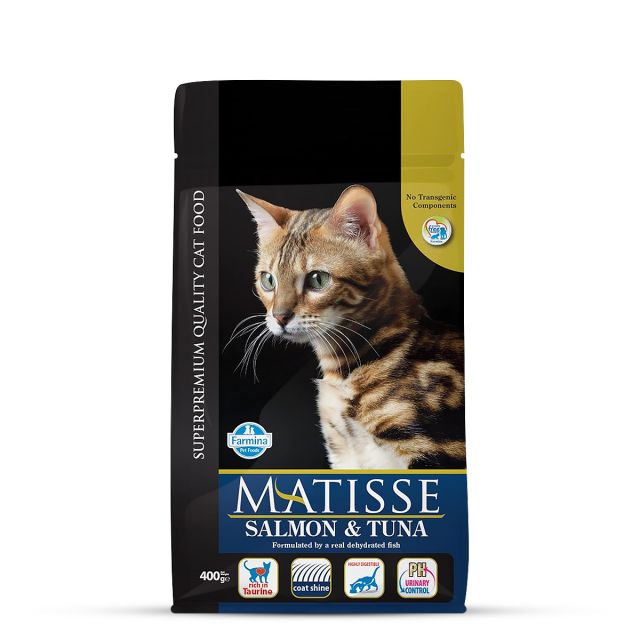 Matisse Salmon & Tuna Adult Dry Cat Food - 400 gm