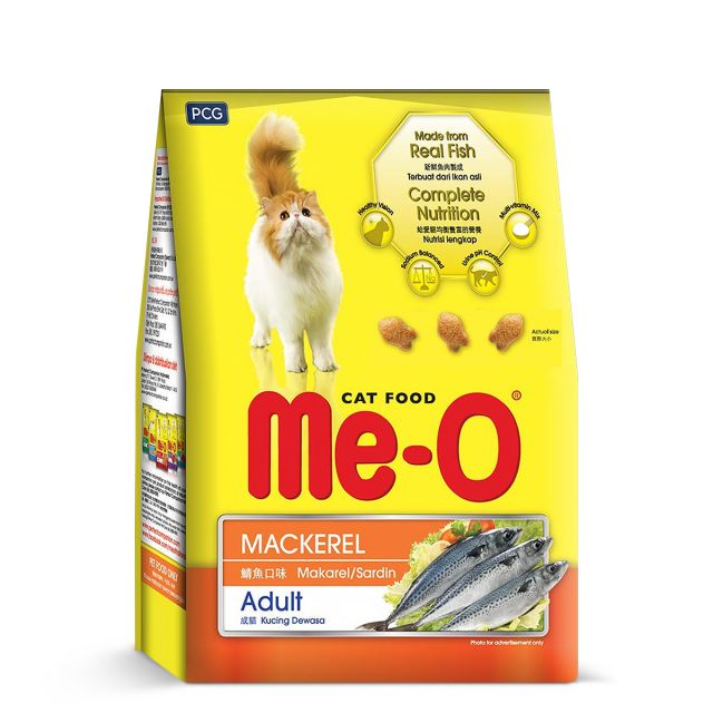 Me-O Mackeral Flavour Adult Dry Cat Food - 1.2 kg