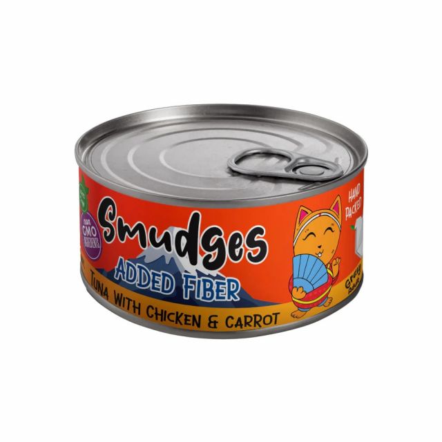 Smudges Adult Cat Tuna Flakes With Chicken & Carrot in Gravy - 80g