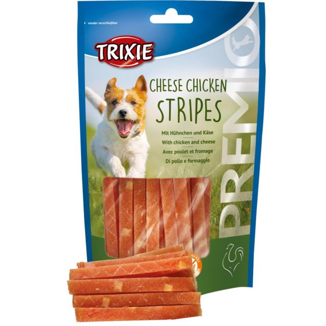 Trixie Premio Cheese Chicken Stripes Dog Treat  100 gm