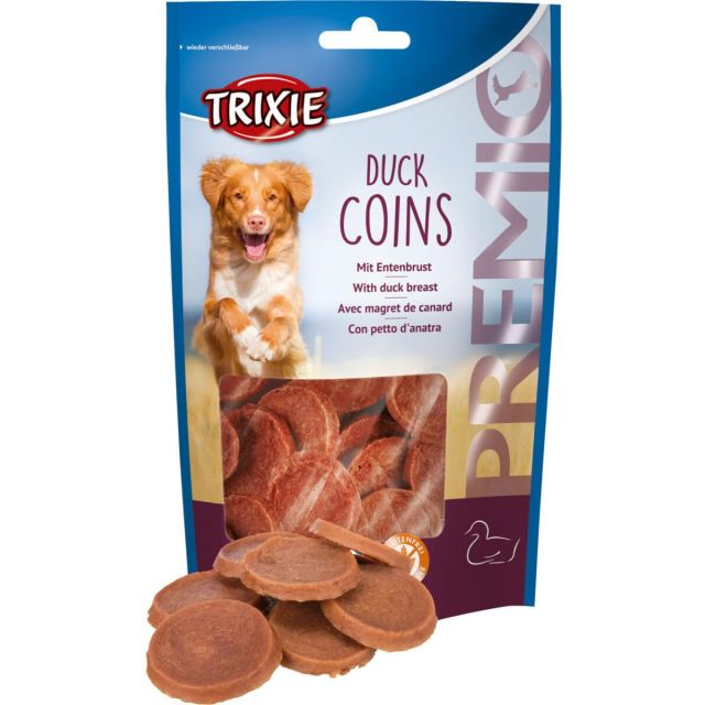 Trixie Premio Duck Coins Dog Treat  80 gm