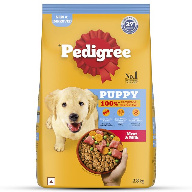 Pedigree Meat & Milk Puppy Dry Food - 2.8 kg