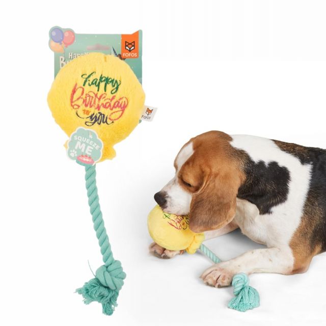 Fofos Birthday Balloon Dog Toy