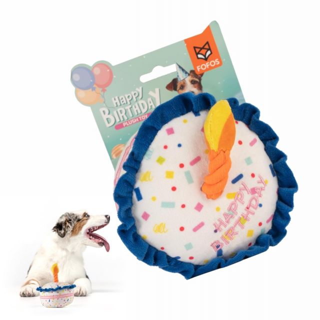 Fofos Birthday Cake Dog Toy