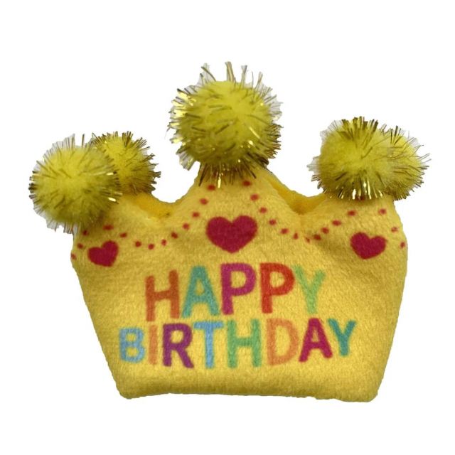 Fofos Birthday Crown Cat Toy