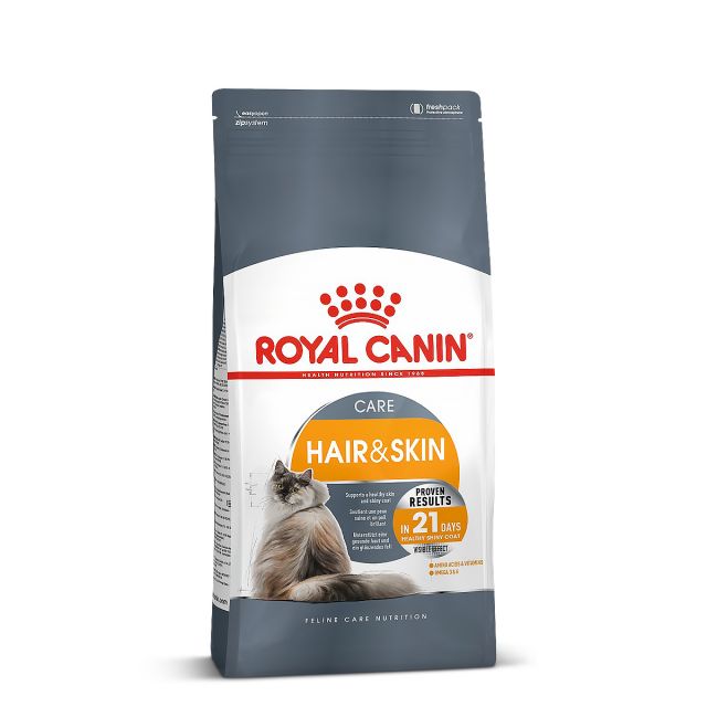 Royal Canin Hair & Skin Care Adult Dry Cat Food - 400 gm