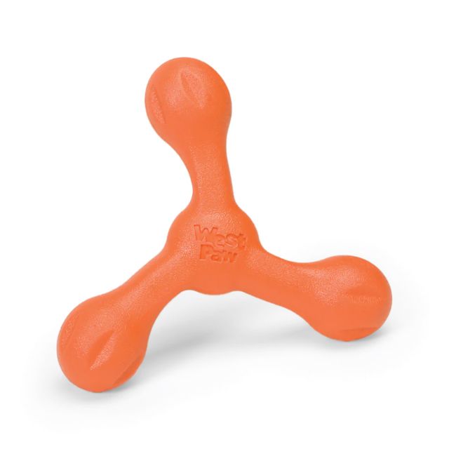West Paw Design Skamp With Zogoflex Echo Dog Toy - Large Orange