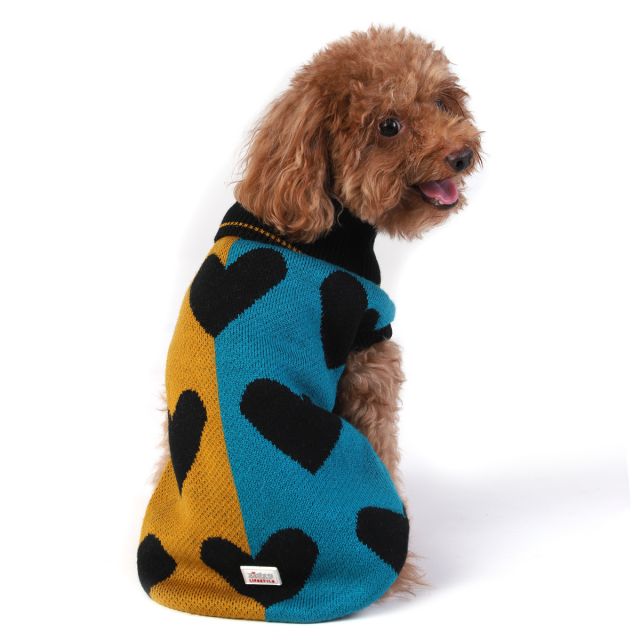 ZL With All My Hearts Dog Sweater-S