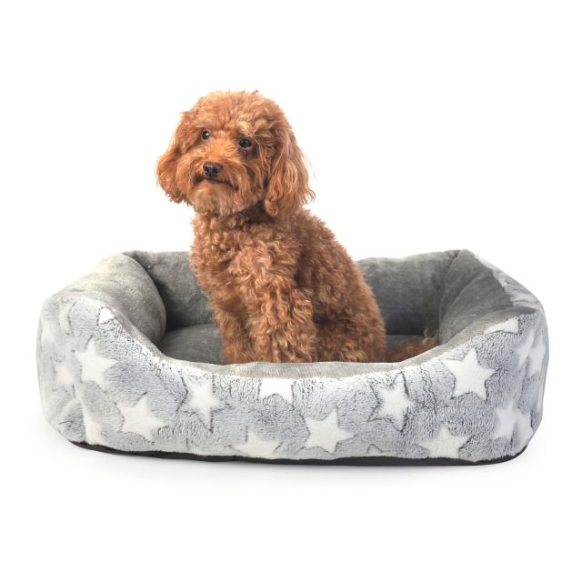 ZL Stars with Thunder Cloud Lounger Dog Bed-L