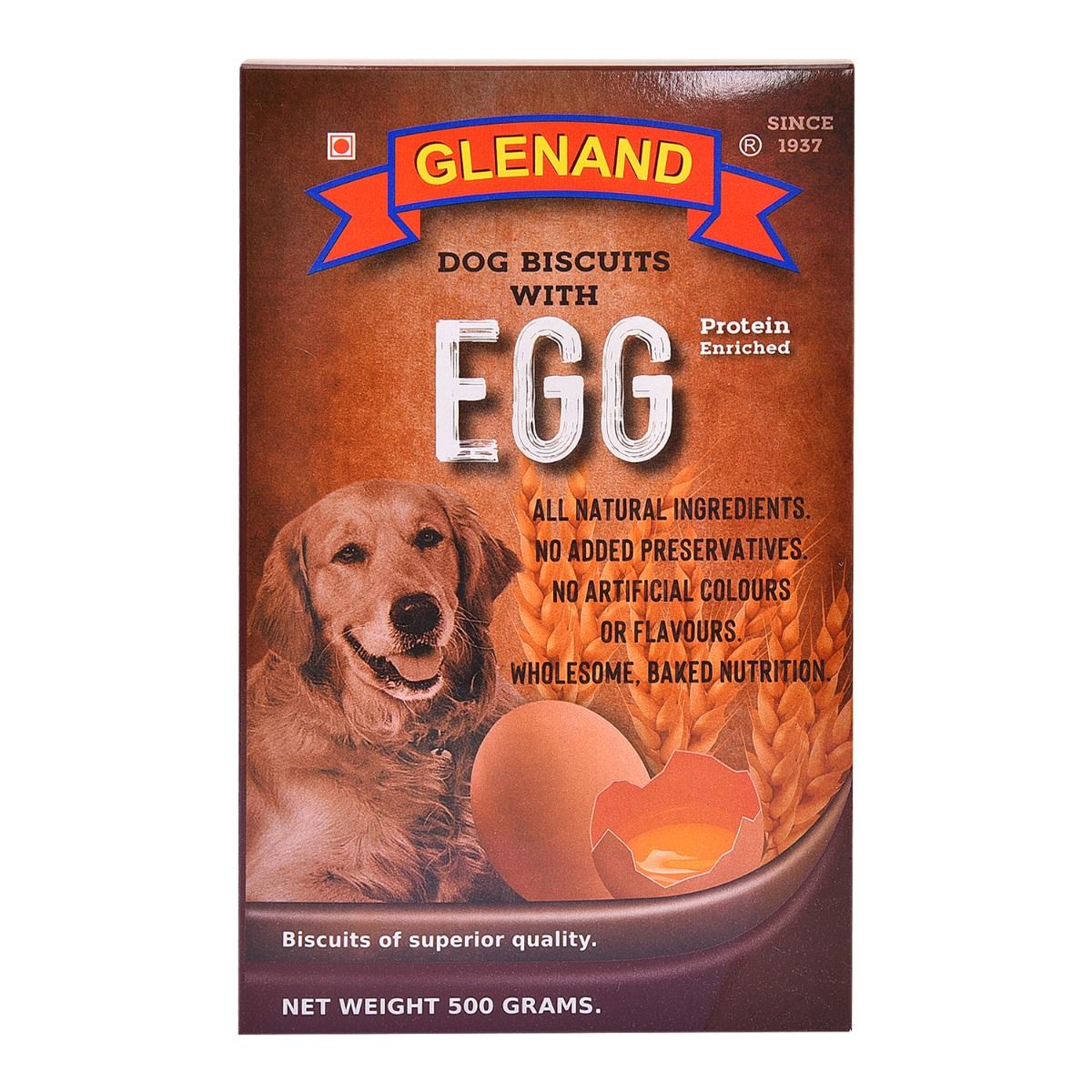 Glenand Egg Dog Biscuits - 500 gm - not to be enabled