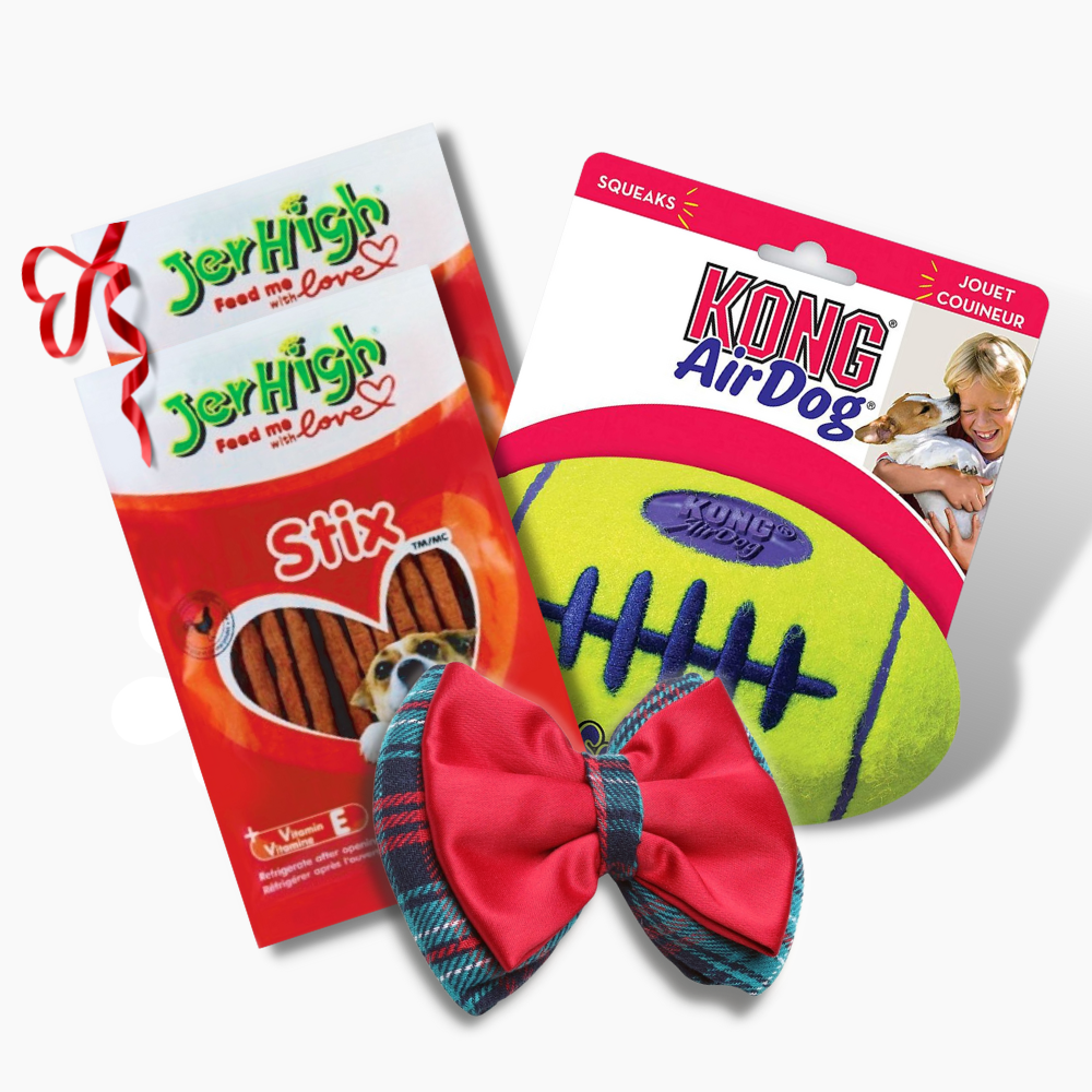 Zigly Lovemeter Hamper (Toy, Treat & Bow Tie) For Furries