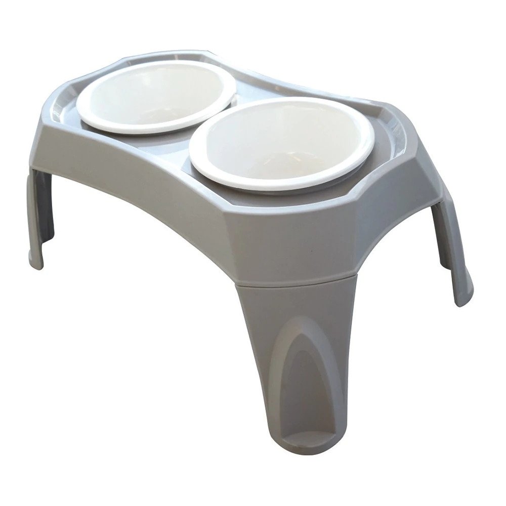 M-Pets Combi Double Bowl with Stand