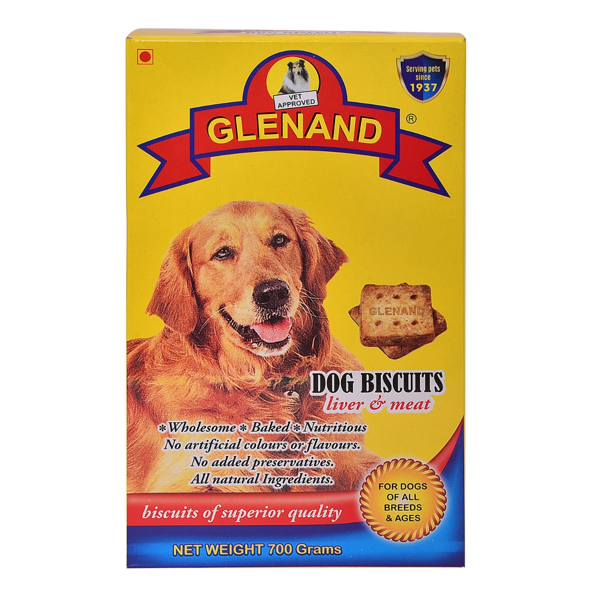 Glenand Liver & Meat Dog Biscuits -700 gm - not to be enabled