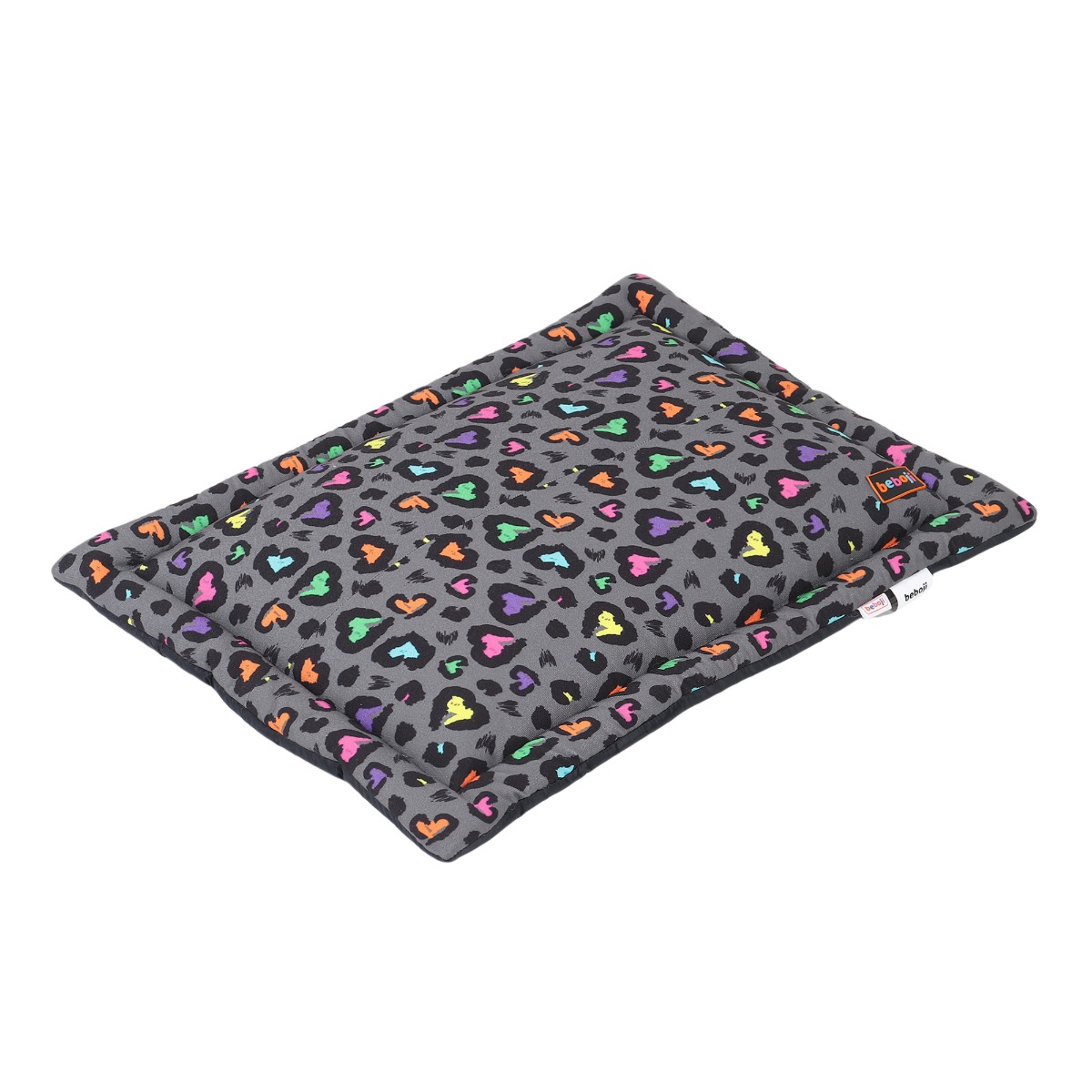 beboji Hearty Heart Multicolour Mat for Dogs - L