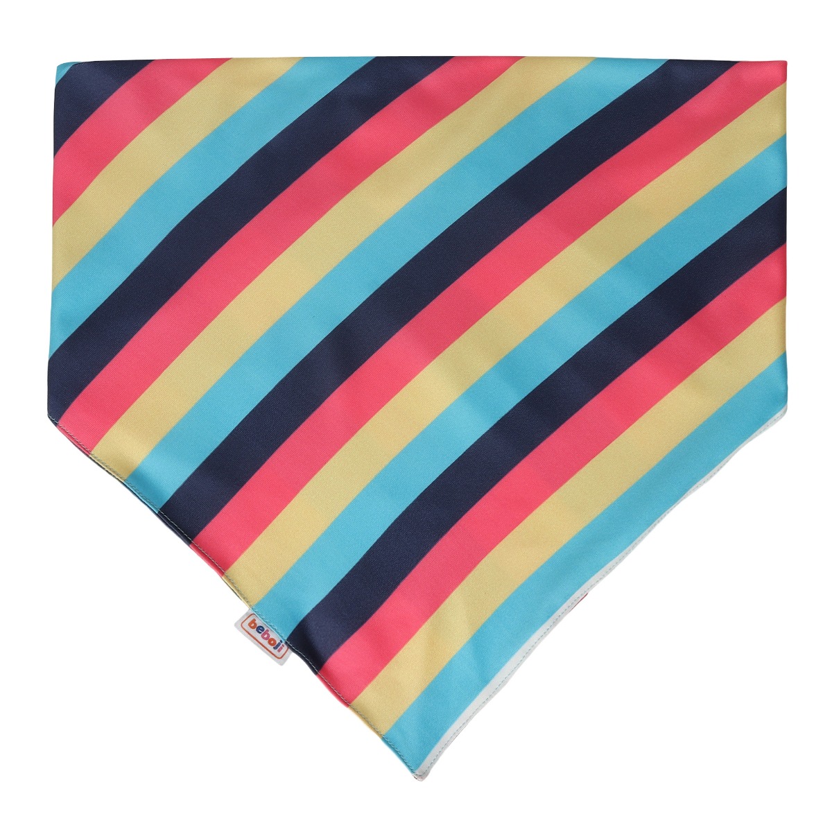 beboji Multi Stripe Smooth Bandana for Dogs