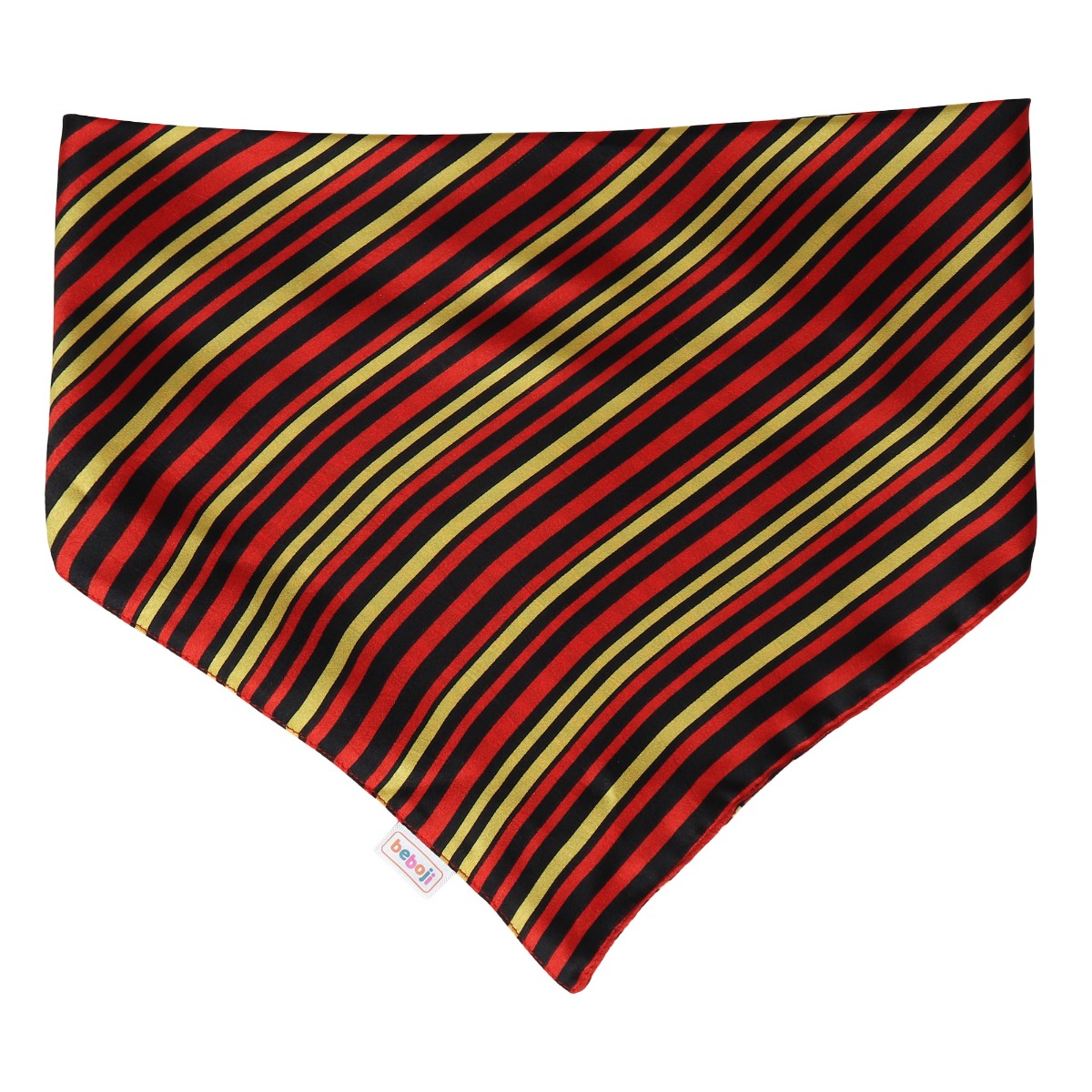 beboji Shiny Multi Stripe Bandana for Dogs