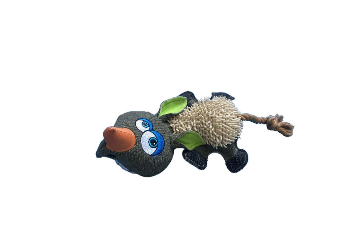 Nutrapet Rhino Squeaky Dog Toy