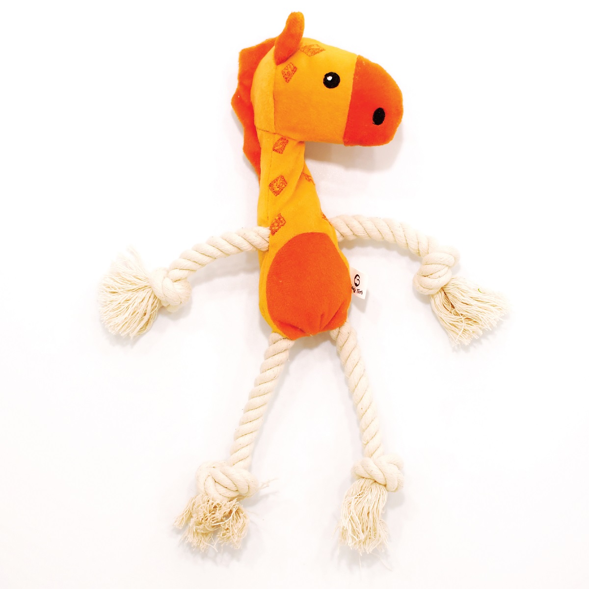 Goofy Tails Plush Giraffe Squeaky Dog Toy - not to be enabled