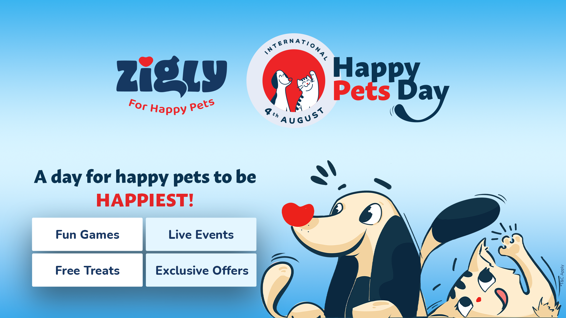 Unleash the Happiness: Celebrate International Happy Pets' Day with Zigly!